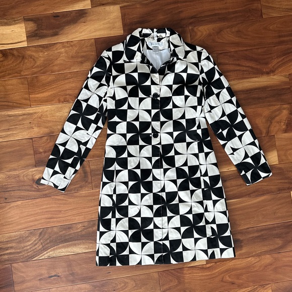 Nine West Jackets & Blazers - Nine West Black and Off White Geometric Jacket Jacket size Medium